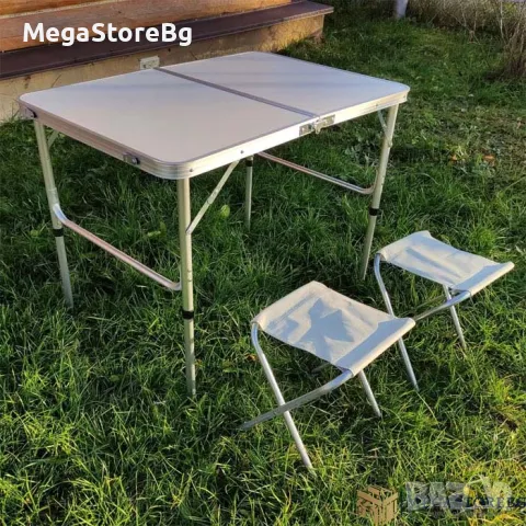 Маса за Къмпинг + 2 броя Столове - PA733, снимка 2 - Къмпинг мебели - 49914900