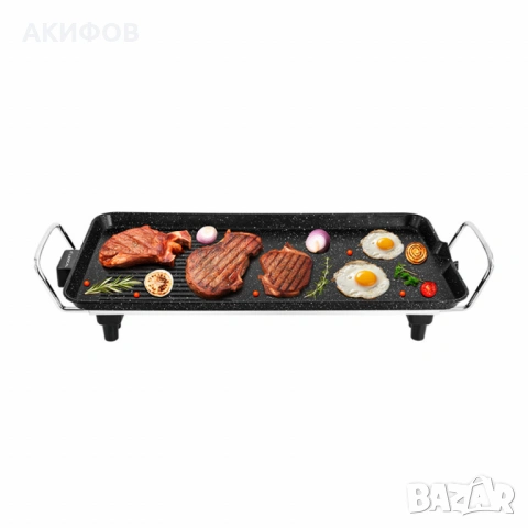 Електрически грил Lexical LBQ-2591 с незалепващо гранитно покритие, снимка 3 - Скари - 53204226