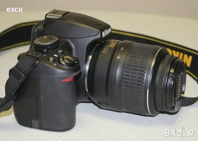 Фотоапарат Nikon D3100 с обектив Nikkor AF-S 18-55 VR, снимка 2 - Фотоапарати - 42630790