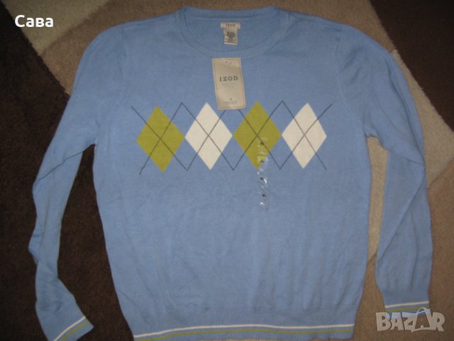 Пуловер IZOD   мъжки,Л, снимка 2 - Пуловери - 31698633
