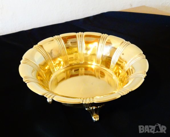 Английска бронзова салатиера,фруктиера,сецесион. 