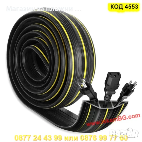 Уплътнение за гаражна врата с улеи за кабели - КОД 4553, снимка 7 - Гаражни врати - 50866196