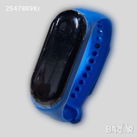 Детски LED часовник, водоустойчив, гумена каишка, цифров дисплей, снимка 8 - Смарт гривни - 51432576