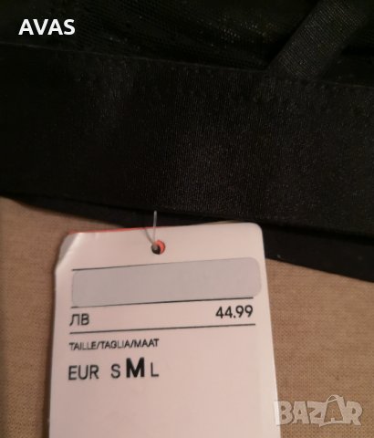 Нов спортен сутиен черен H&M М размер, снимка 4 - Спортни екипи - 35368849