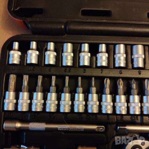 RS PRO гидория гедоре 1/4 drive 42части качествени вложки камъни комплект, снимка 5 - Гедорета - 52914874