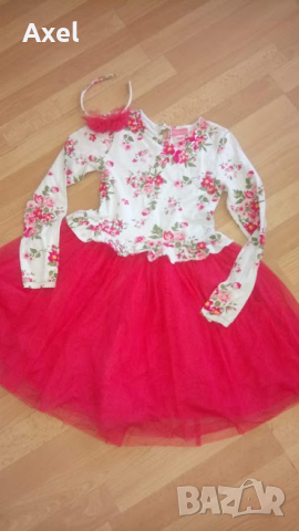 Прекрасна детска рокля, снимка 2 - Детски рокли и поли - 36511172