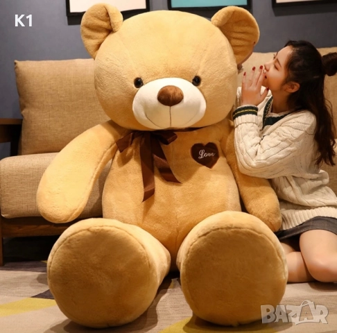 Голямо плюшено Мече 120см Голяма плюшена играчка Мечка, Плюшен Мечок, снимка 8 - Плюшени играчки - 52323921