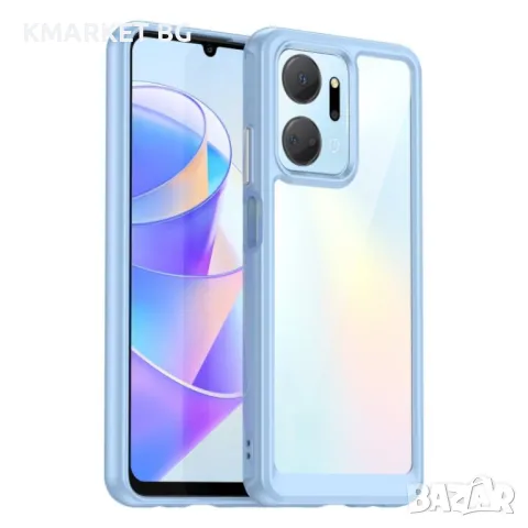 Honor X7A Силиконов Калъф Transparent TPU и Протектор, снимка 2 - Калъфи, кейсове - 48999219