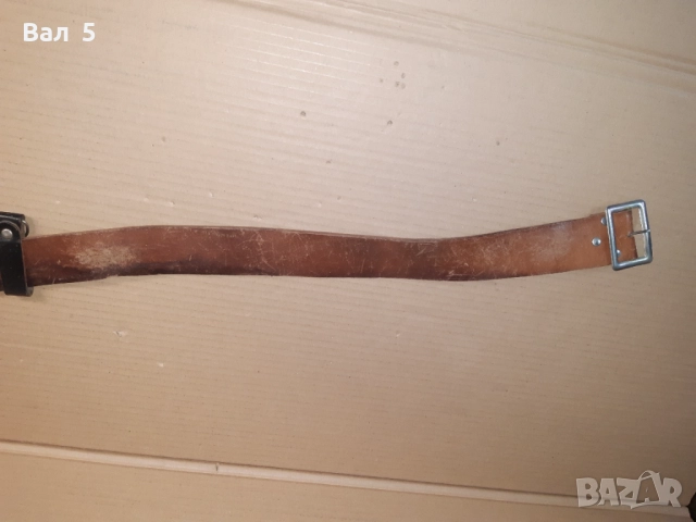 Стар широк кожен колан , униформа, снимка 2 - Антикварни и старинни предмети - 52010425