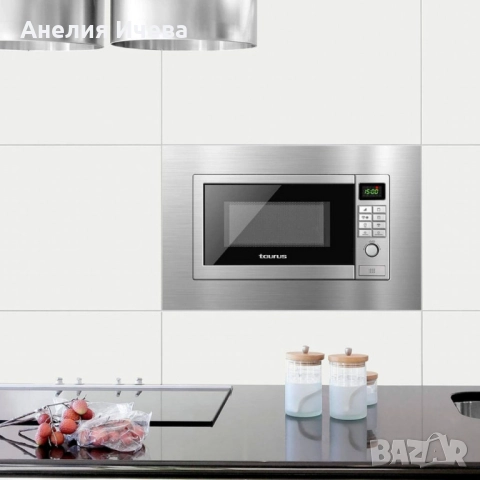 Микровълнова фурна за вграждане Taurus Elbrus цифрова 9 режима , снимка 2 - Микровълнови - 51485999