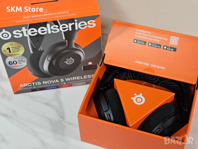 SteelSeries Arctis Nova 5 Wireless – комфортни безжични слушалки