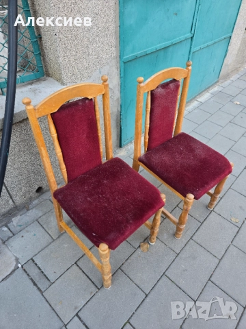 Два стола от бук, снимка 2 - Столове - 52436160