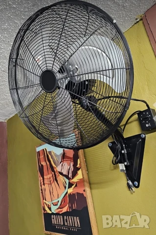 Вентилатор стенен 26''/30" Muhler, 160W, индустриален