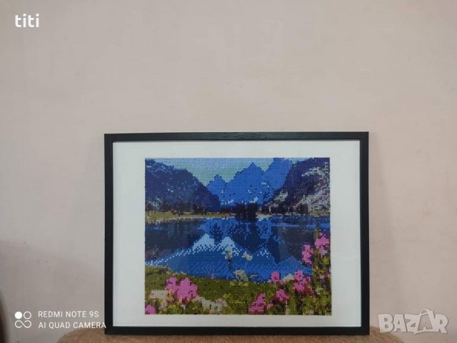 5D Диамантен гоблен Планински пейзаж, снимка 1 - Гоблени - 31544191