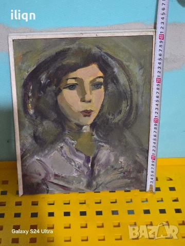 Стара картина. Размери на снимките. Цена 24.99€. За Севлиево , снимка 4 - Антикварни и старинни предмети - 53918528