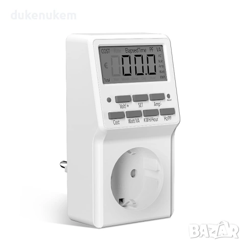 Електромер за разход на електроенергия до 3680 W – с измерване на разходи