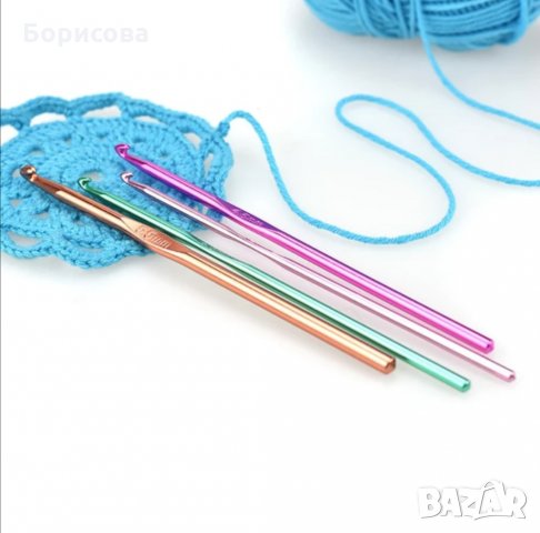 Комплект от 12бр  куки за плетене на една кука 2-8мм , снимка 6 - Декорация за дома - 30708894