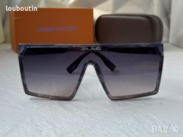 Louis Vuitton 2023 висок клас мъжки слънчеви очила маска Дамски Унисекс, снимка 2 - Слънчеви и диоптрични очила - 44783786