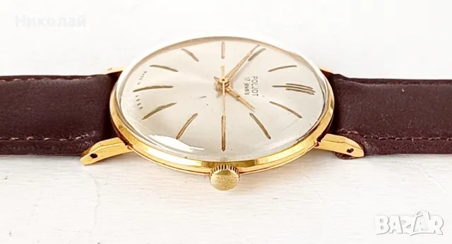 Poljot 17 jewels cal. 2409 - мъжки механичен часовник с ръчно навиване , снимка 7 - Мъжки - 48904541