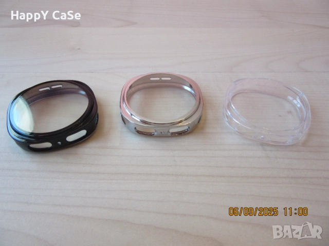 Samsung Galaxy Watch 8 / 7 / FE / Мек TPU силиконов кейс с протектор, снимка 12 - Смарт гривни - 46791166