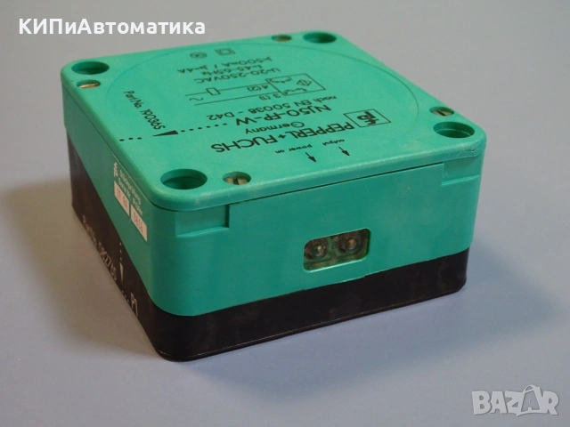 индуктивен сензор Pepperl+Fuchs NJ50-FP-W-P1 Proximity Sensor 20-250V, снимка 5 - Резервни части за машини - 54218208