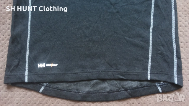 HELLY HANSEN 75027 57% Merino Wool Twermo Work Wear размер L / XL работна термо блуза W4-456, снимка 6 - Блузи - 52028027