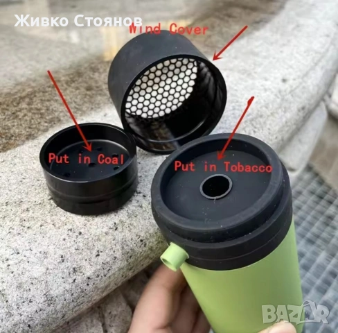 Портативно Наргиле, снимка 2 - Наргилета - 53009476