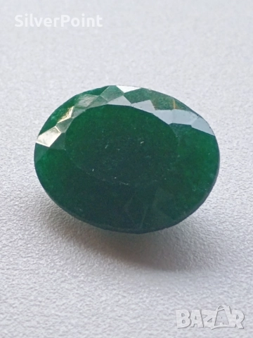 Изумруд голям с наситен цвят и документ, снимка 4 - Други - 52206408