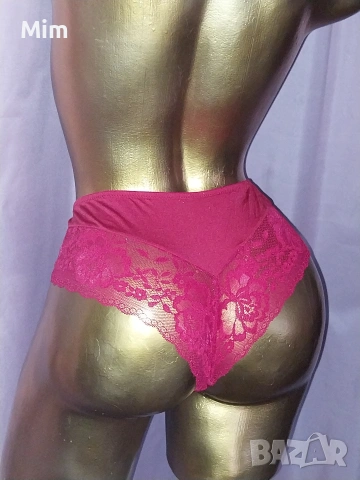 hunkemoller L Червена дантелена бикина , снимка 3 - Бельо - 54337276