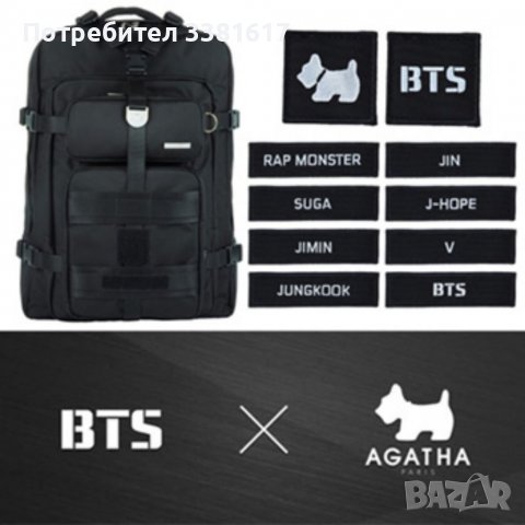 Оригинална BTS x Agatha раница, снимка 2 - Раници - 38563009