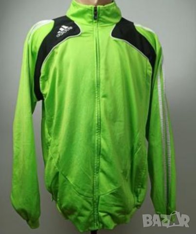 Adidas L, XL -Неоновозелено оригинално горнище , снимка 6 - Спортни дрехи, екипи - 42266258
