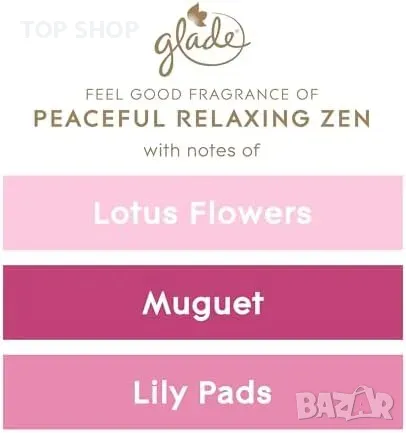 Нови Glade свещи с етерични масла, комплект от 6, дълготраен аромат, снимка 4 - Пана - 49309124