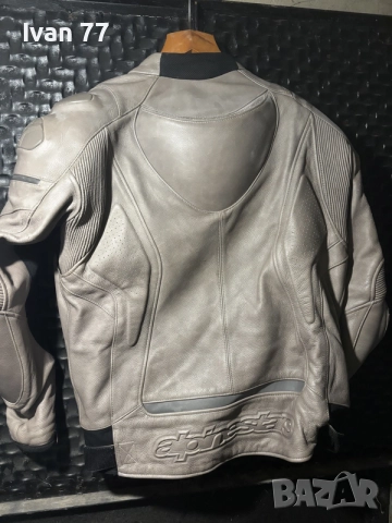 Кожено мото яке Alpinestars, снимка 2 - Якета - 55960664