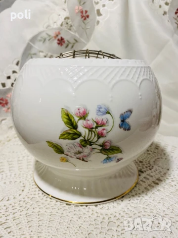порцеланова кашпа , снимка 4 - Саксии и кашпи - 51280372