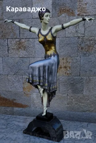 Бронзови Фигури Ар Деко, снимка 2 - Други - 50426418