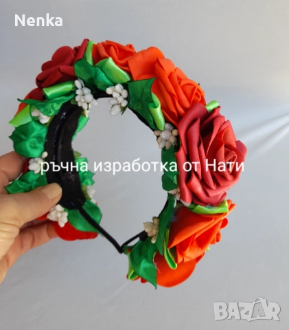 Диадеми и китки за калпак , снимка 4 - Аксесоари за коса - 52070227