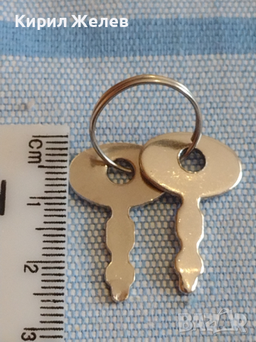 Две ключета от соца за дипломатическо куфарче за КОЛЕКЦИЯ ДЕКОРАЦИЯ БИТОВ КЪТ 34906, снимка 3 - Други ценни предмети - 44819044