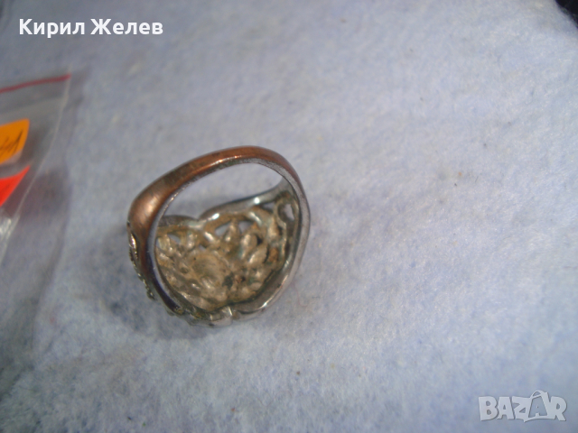 ПОСРЕБРЕН МЕДЕН СТАР ФИЛИГРАНЕН СКЪПОЦЕНЕН ПРЪСТЕН 99041, снимка 9 - Пръстени - 36419309