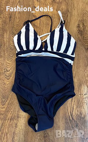 Нов дамски цял бански костюм кръстосани презрамки за море плаж басейн, снимка 6 - Други - 40187092
