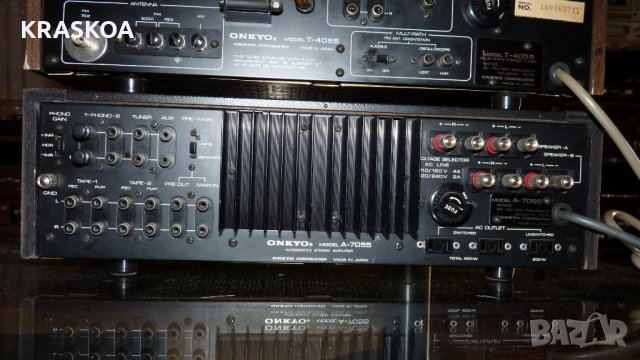 ONKYO A-7055 & ONKYO T-4055, снимка 18 - Ресийвъри, усилватели, смесителни пултове - 30015799
