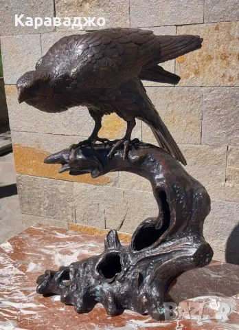 Бронзов Морски Орел, снимка 2 - Статуетки - 50426459