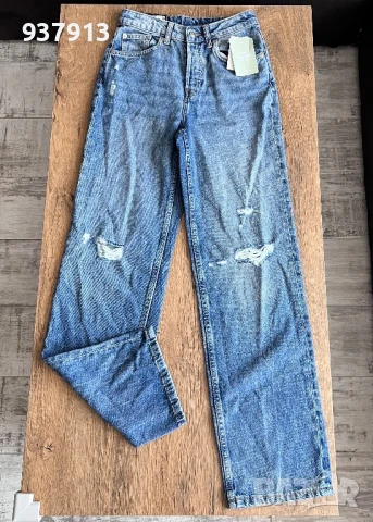 Дамски сини дънки 