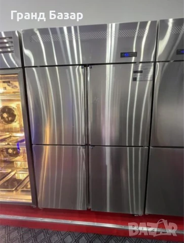 Професионално Кухненско оборудване,фризер,печка,алпака,витрини,картофобелачка,зеленчукорезачка, снимка 6 - Витрини - 50688339