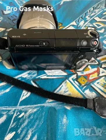 Професионален Фотоапарат Sony Alpha Nex-F3 HD Video 16.1 Mp Articulated 3.0 inch LCD 18-55 mm Lens+ , снимка 5 - Фотоапарати - 49627664
