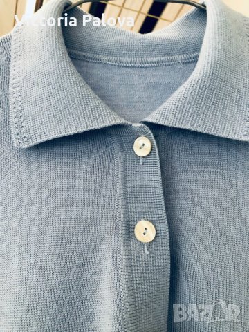 Скъпа блуза PETER HAHN,100%нежен меринос, снимка 7 - Блузи с дълъг ръкав и пуловери - 31459275