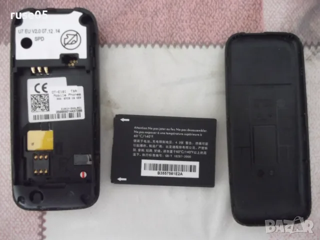 GSM "Alcatel OT-E101" работещ, снимка 5 - Alcatel - 56082945