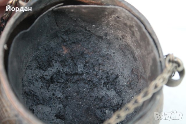 Старо сребърно кандило сачан, снимка 8 - Други ценни предмети - 42880328