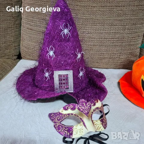Шапки хелуин тиква, снимка 3 - Шапки - 56427180