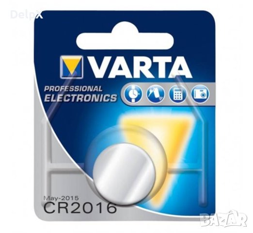 Литиева плоска батерия VARTA 3V CR2016 (DL2016)