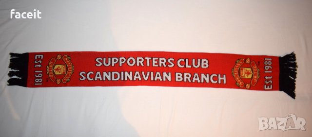 Manchester United - Scandinavian supporters - Страхотен футболен шал / Манчестър Юнайтед, снимка 5 - Футбол - 31175666